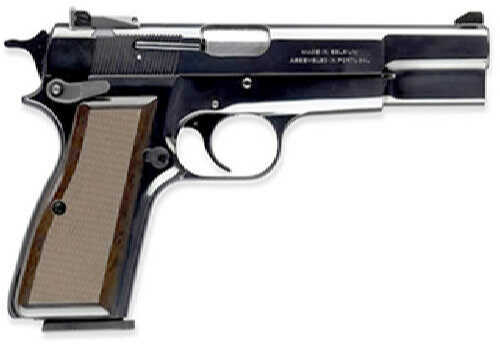 Browning Hi Power Standard 9mm Luger 4.62" Barrel 10 Round Capacity Fixed Sights Blued Pistol 051003393
